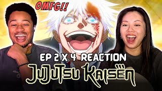 GOJO IS WHAT 👀  Jujutsu Kaisen S2 Ep 4 FIRST TIME REACTION [upl. by Jorgan]