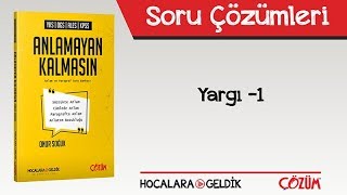 Anlamayan Kalmasın  Yargı 1 Soru Çözümleri [upl. by Qulllon]