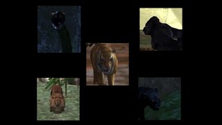 Ultimate jungle simulator all bosses With music improvements [upl. by Jecho51]