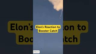 Elon reacts to Starship Booster returning to the tower elonmusk starship spacex [upl. by Bale]