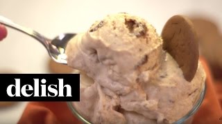 How To Make NoChurn Pumpkin Pie Ice Cream  Delish [upl. by Eiznek]