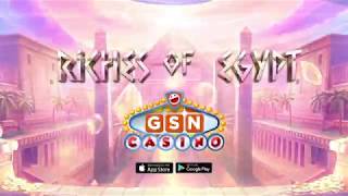 GSN New Game  RICHES OF EGYPT Slots [upl. by Halstead]