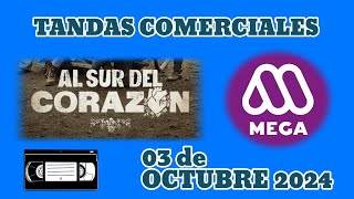 Tandas Comerciales Mega • Chile 3 de Octubre 2024 VHS [upl. by Tabshey933]