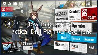 arknights use drill plan pinboard mission August 2020 [upl. by Eelir]