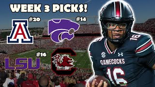 College Football WEEK 3 Predictions [upl. by Dwaine]