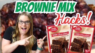 5 INCREDIBLY BRILLIANT Boxed Brownie Mix Hacks  Dessert Recipes that are SUPER EASY amp Delicious [upl. by Judi160]