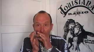 Mondharmonica beginnersvideo  Mannish boy  Im a man  C harp [upl. by Ayvid133]