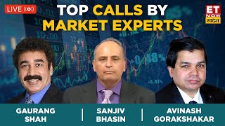 Share Market Updates Live  First Stocks Trade  Sanjiv Bhasin  Gaurang Shah  Avinash Gorakshakar [upl. by Johnsten]