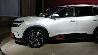 Citroen C5 Aircross Walkaround  India  MotorOctane [upl. by Gladine737]