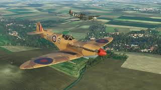 Spitfire Formation Flyover of Vimy Ridge for Remembrance Day  Microsoft Flight Simulator [upl. by Gravante]