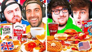 USA vs UK BREAKFAST FOOD WAR [upl. by Aileduab24]