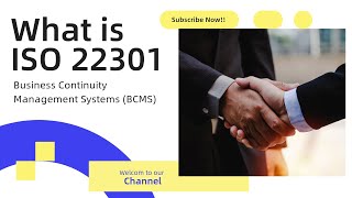 What is ISO 22301  Business Continuity Management Systems BCMS [upl. by Hwang]