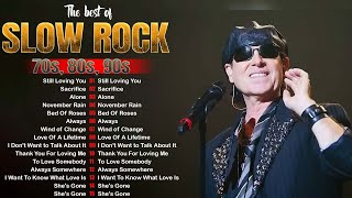 Best Rock Ballads 70s 80s 90s  The Greatest Rock Ballads Of All TimeBon JoviScorpionsHeart [upl. by Atteloc]