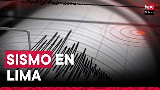 Sismo en Lima esta mañana se registró un movimiento telúrico de 39 en Ancón [upl. by Iral]