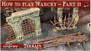 HOW TO PLAY WARCRY  PART 11 TERRAIN amp COVER  Warhammer Warcry Core Rules amp Catacombs Dungeon Rules [upl. by Hare863]