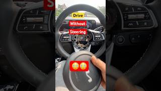 Kia Seltos driveing without steering 🤪 😳😳shorts ytshortsindia car kia newcar 2024 [upl. by Sharpe389]