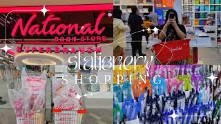 back to school stationery shopping worth ₱15000 ft national bookstore [upl. by Jule624]