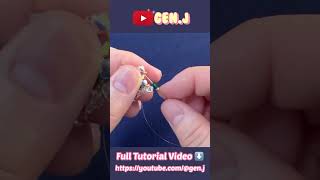 Cristal bicone earrings tutorial⬆️ jiu tutorial diy earrings jewellery handmade shorts craft [upl. by Xanthus]