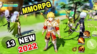 Top 13 NEW Best MMORPG Android Games on 2022  Top MMORPG Open World Games on 2022 Android iOS [upl. by Ettereve868]