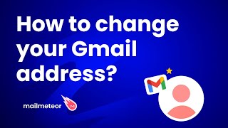 How to change your Gmail address [upl. by Suitangi299]