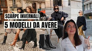 STIVALI INVERNALI STIVALETTI amp Co 5 SCARPE da AVERE ASSOLUTAMENTE QUESTINVERNO [upl. by Dyl]