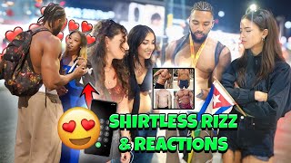 Shirtless in Public Reactions  Which Body Type Do Girls Prefer [upl. by Suixela]