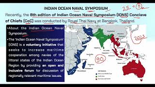 IONS 8th CoC Meeting  Thailand  Indian Ocean  Current Affairs [upl. by Lertnek466]