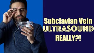 HOW TO PLACE A SUBCLAVIAN LINE WITH ULTRASOUND [upl. by Eimile]