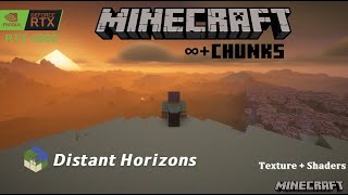 Can a RTX 4060 run realistic Minecraft   Distant horizons  Shaders  Texture pack [upl. by Dorraj]