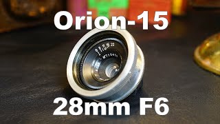 ZOMZ Orion15 28mm F6 開放F6F22での作例比較 HD 720p [upl. by Arrol543]