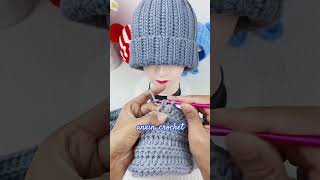 🤩👆Complete crochet hat beanie tutorial click here👆 [upl. by Enelrad]