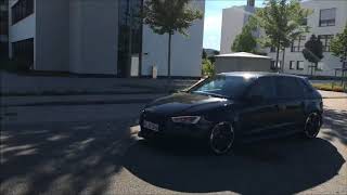 Audi RS3 8V Pure Sound and Driveby with Pops amp Bangs LOUD [upl. by Anama158]