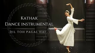 Kathak Dance  Instrumental  Dil To Pagal Hai  Madhuri Dixit  Dhruvi Shah Dance [upl. by Sirob]