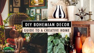 DIY BOHEMIAN DECOR  Guide To A Creative Home amp THRIFT HAUL  XO MaCenna [upl. by Rheinlander]