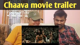 Chhava movie trailer  Trailer reaction [upl. by Yahsan]