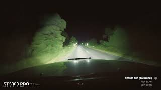 STEDI ST3303 Pro LED Light Bar  282 inch  Driving Footage [upl. by Asined]