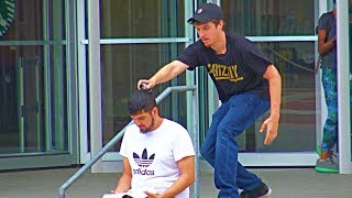 Shaving Peoples Heads Prank Part 2  RebelTV [upl. by Jedidiah]