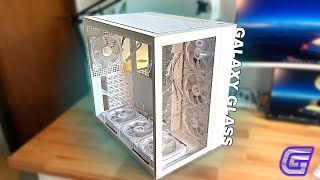 GABINETE RISE MODE GALAXY GLASS STANDARD 10 FANS  UNBOXING [upl. by Akemrej939]