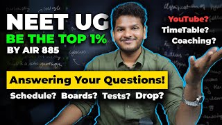 Answering Your NEET UG Questions  Study Coaching Boards and More  Anuj Pachhel [upl. by Bernj837]