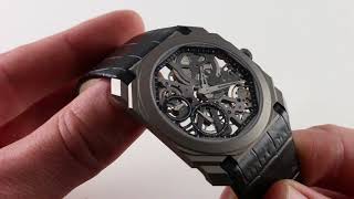 Bulgari Octo Finissimo Skeleton Luxury Watch Review [upl. by Sidras]