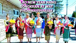 LAO NEW YEAR NANG SONGKRAN AT WAT LAO PHOMMAVIHARAM IN KITCHENER WATERLOO [upl. by Hendrika]