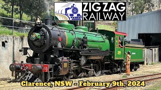 Zig Zag Railway  Clarence NSW  February 9th 2024 [upl. by Marv828]