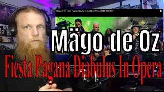 MAGO DE OZ  Fiesta Pagana Diabulus In Opera REACTION  Metal Head DJ Reacts [upl. by Yanahs]