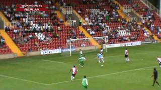 010810 Woking 50 Pakistan XI Match Highlights [upl. by Anawt178]