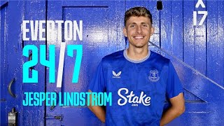 JESPER LINDSTRØM EVERTON 247  Life amp Football With Denmark International [upl. by Hanni]