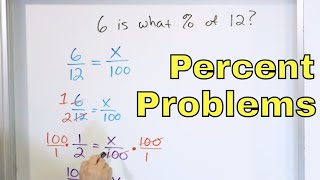 Solving Percent Problems [upl. by Jourdan]