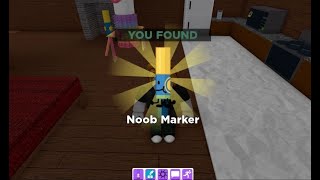 How to get NOOB marker in FIND THE MARKERS Roblox  MICROWAVE CODE  UPDATED 2024 [upl. by Anaibib150]