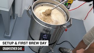 Grainfather G40 Setup and First Brew Day Dragons Silk Imperial Stout [upl. by Llewsor]