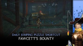 Guild Wars 2 Daily Jumping Puzzle Shortcut  Fawcetts Bounty [upl. by Tail]