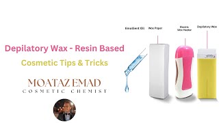 Cosmetic Tips amp Tricks in Depilatory Wax  تريكات أثناء تصنيع وإستخدام شمع إزالة الشعر [upl. by Lecirg]